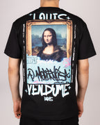 Graffiti Diamante Mona Lisa Art T-Shirt