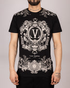 Baroque Crest Diamante T-Shirt