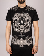 Baroque Crest Diamante T-Shirt