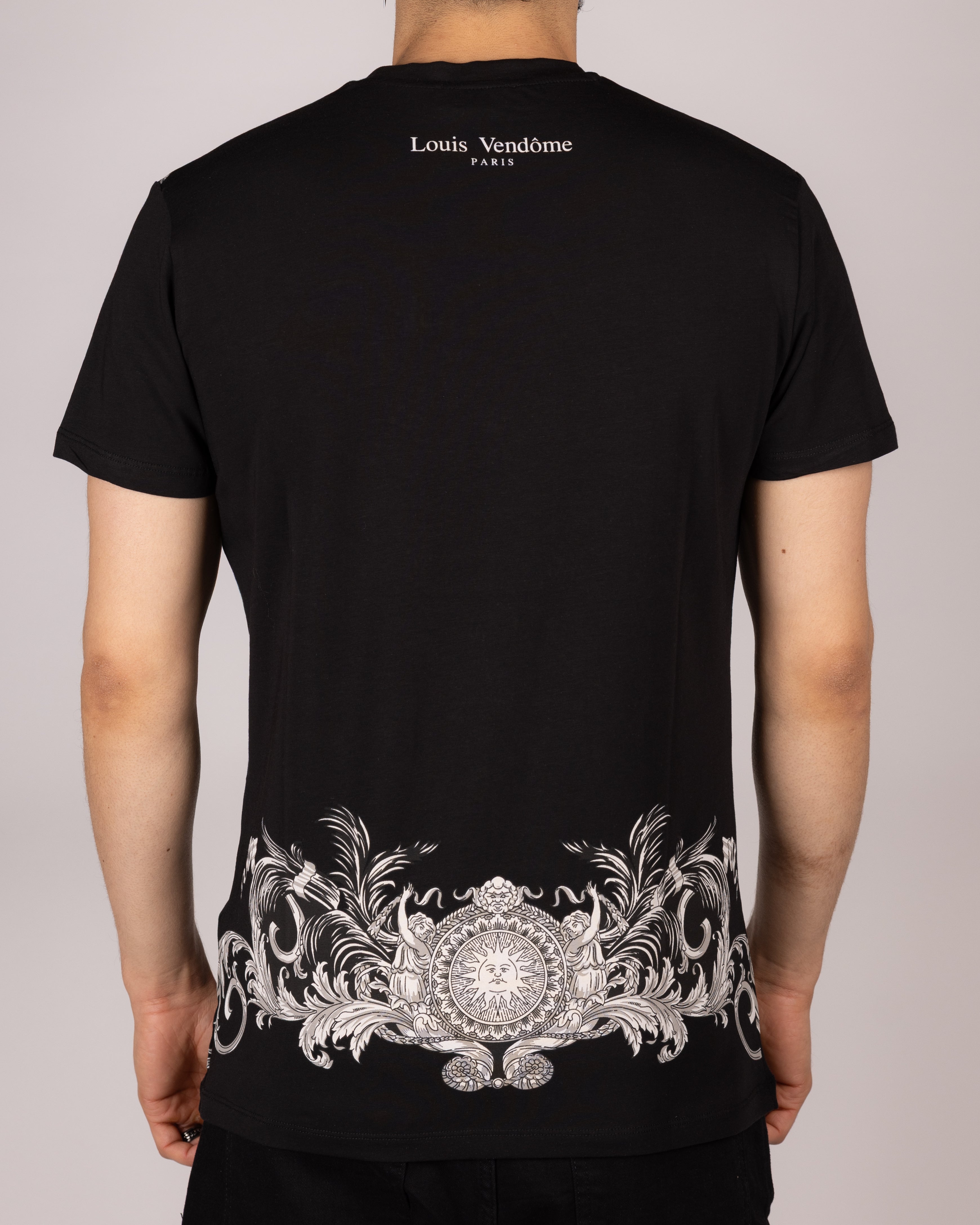 Baroque Crest Diamante T-Shirt