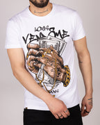 Money Grip Diamante Graphic T-Shirt