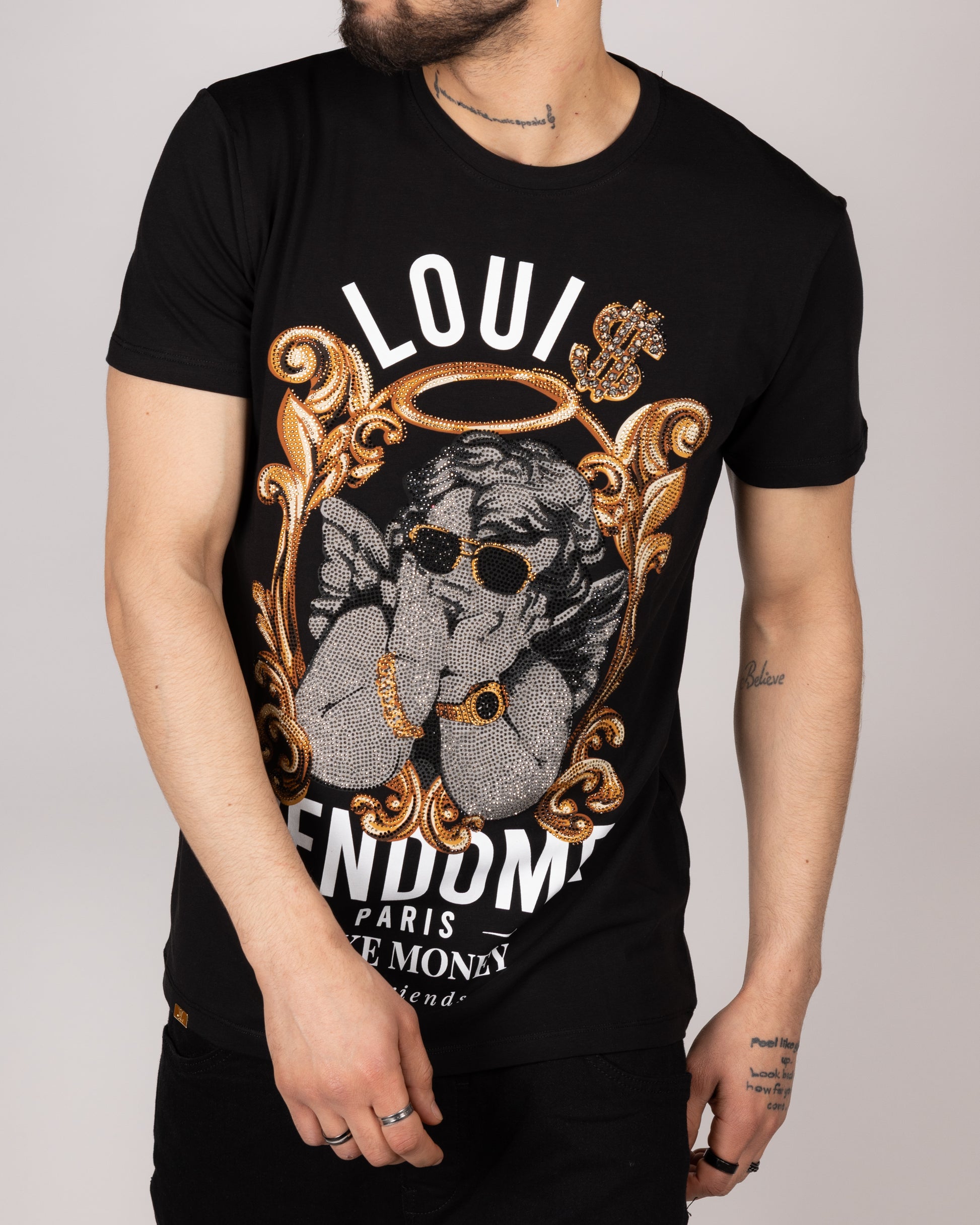 Halo Hustle Diamante T-Shirt