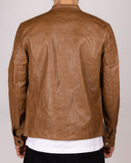 Vintage Faux Leather Biker Jacket