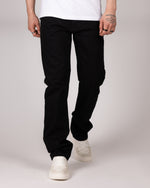 Classic Black Straight Leg Jeans