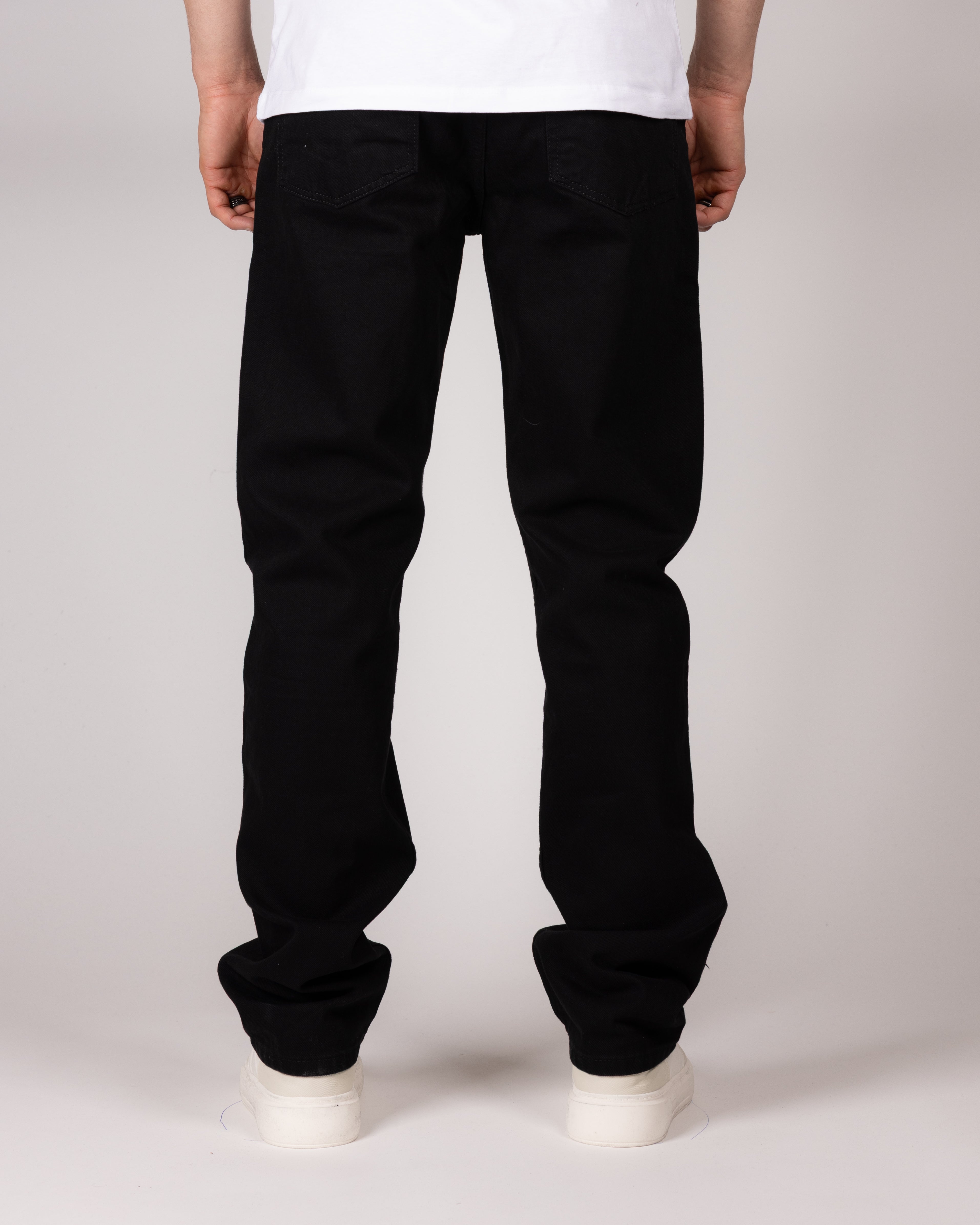 Classic Black Straight Leg Jeans