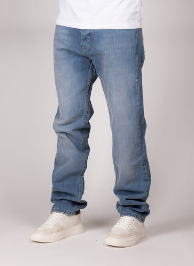 Classic Blue Straight Leg Jeans