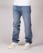 Classic Blue Straight Leg Jeans