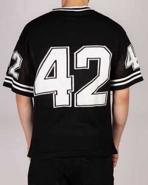 Knitted Oversized Jersey T-Shirt