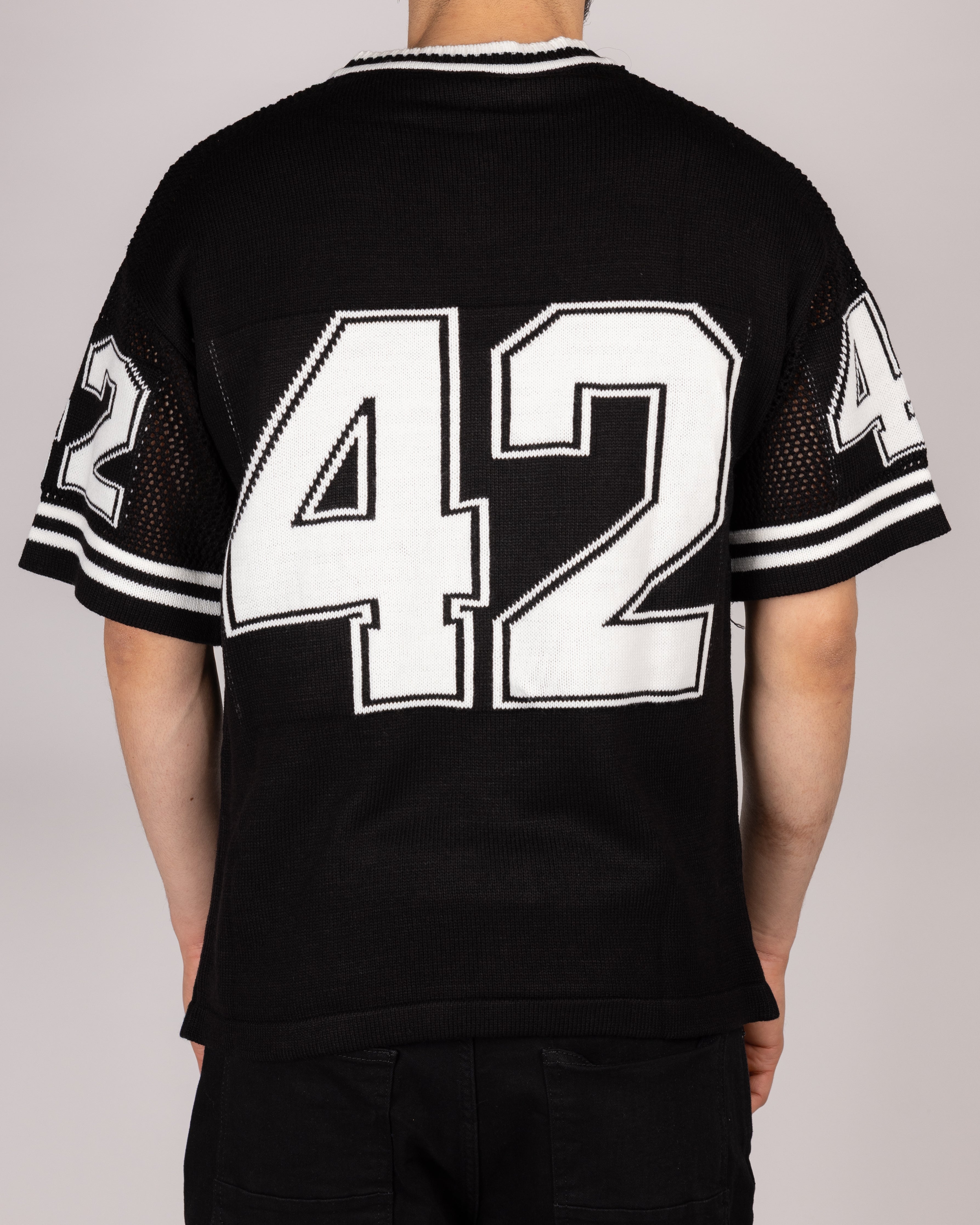 Knitted Oversized Jersey T-Shirt