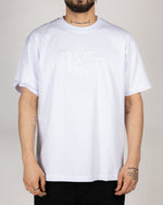 Embossed "PEACE" T-shirt