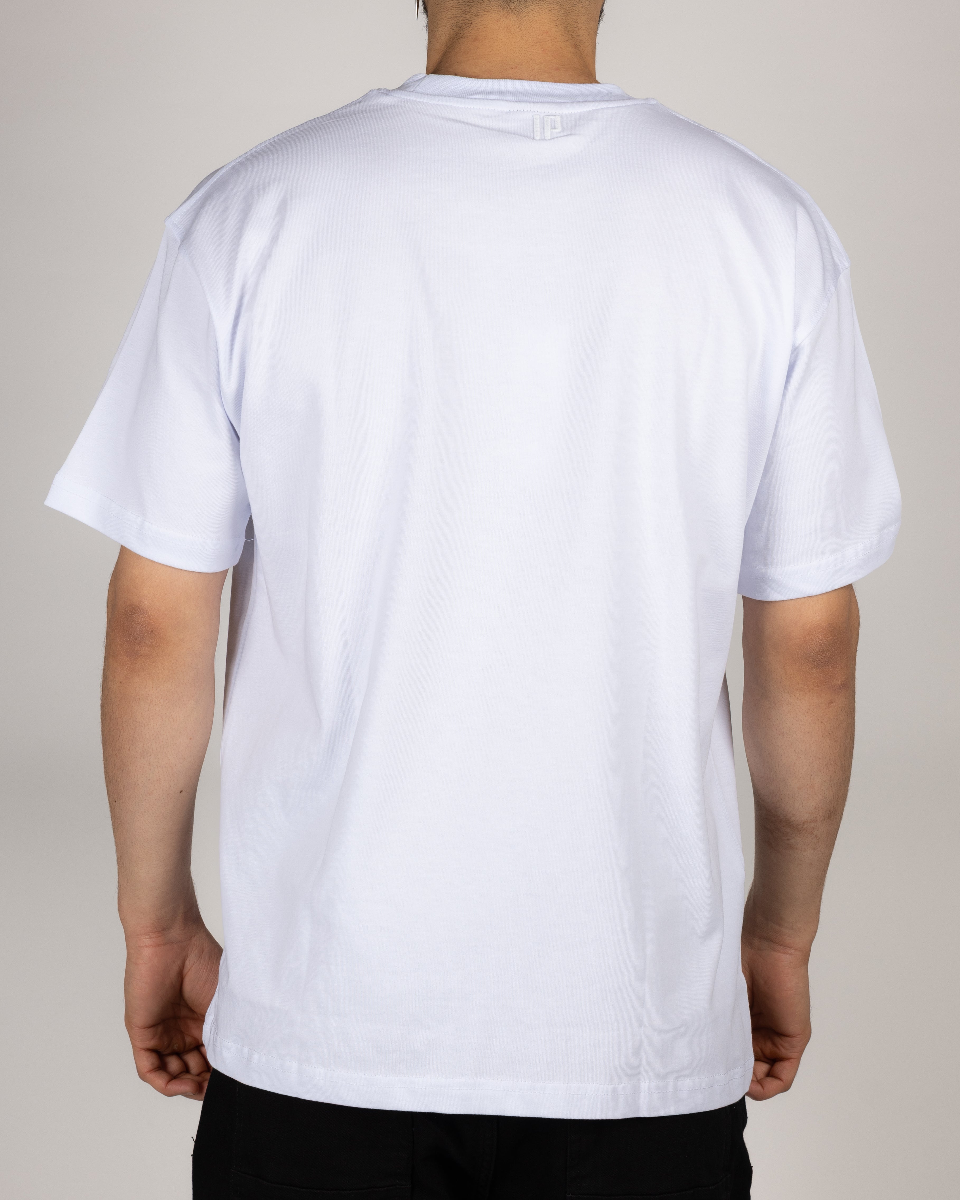 Oversized Embossed "PEACE" T-shirt