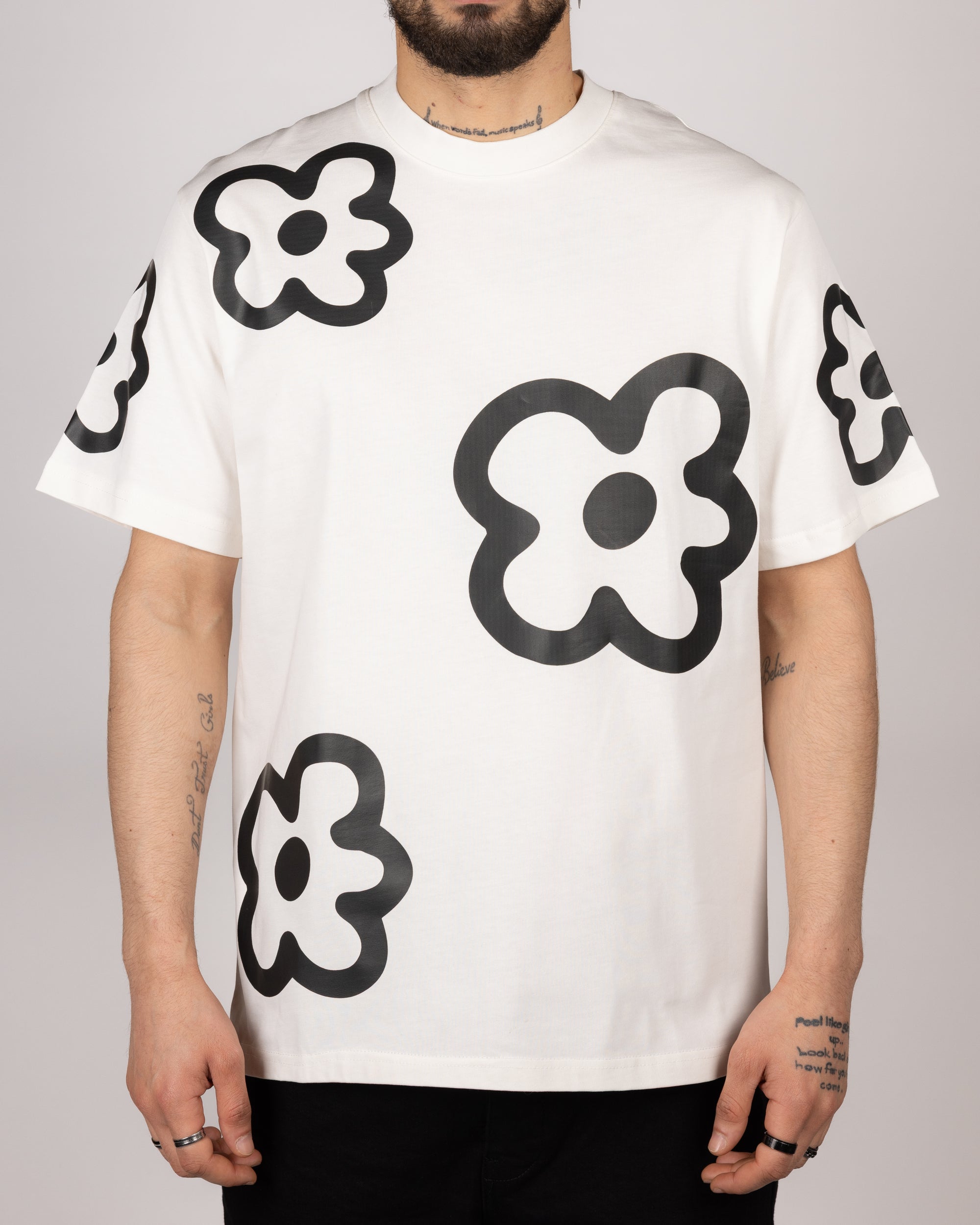 Flower Pattern T-Shirt