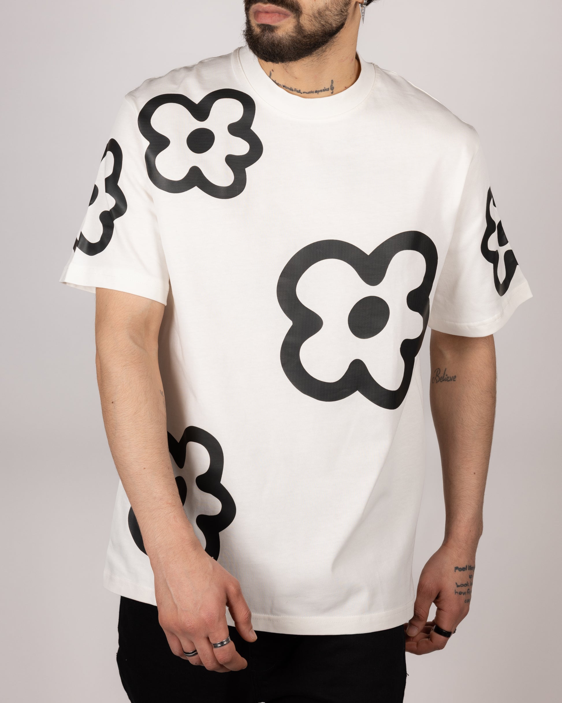 Flower Pattern T-Shirt