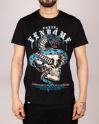 Diamante Venom Skull Serpent T-Shirt