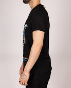 Diamante Venom Skull Serpent T-Shirt