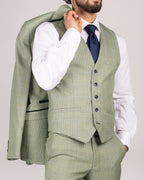 Caridi - Sage Slim Fit Waistcoat