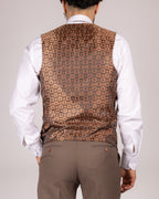 HM5 - Tan Single Breasted Waistcoat