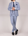 HM5 - Sky Blue Three Piece Suit