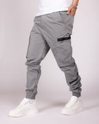 Slim Fit Zip Pocket Cargo Joggers