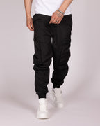Slim Fit Zip Pocket Cargo Joggers
