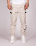 Slim Fit Zip Pocket Cargo Joggers