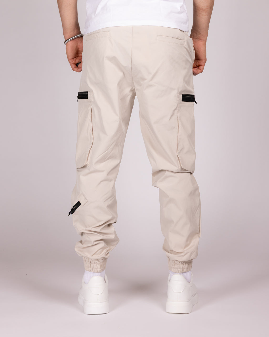 Slim Fit Zip Pocket Cargo Joggers