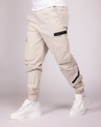 Slim Fit Zip Pocket Cargo Joggers