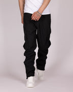 Relaxed Fit Cargo Pants with Zip Ankles