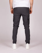 Slim Fit Cargo Jogger Pants with Flap Pockets