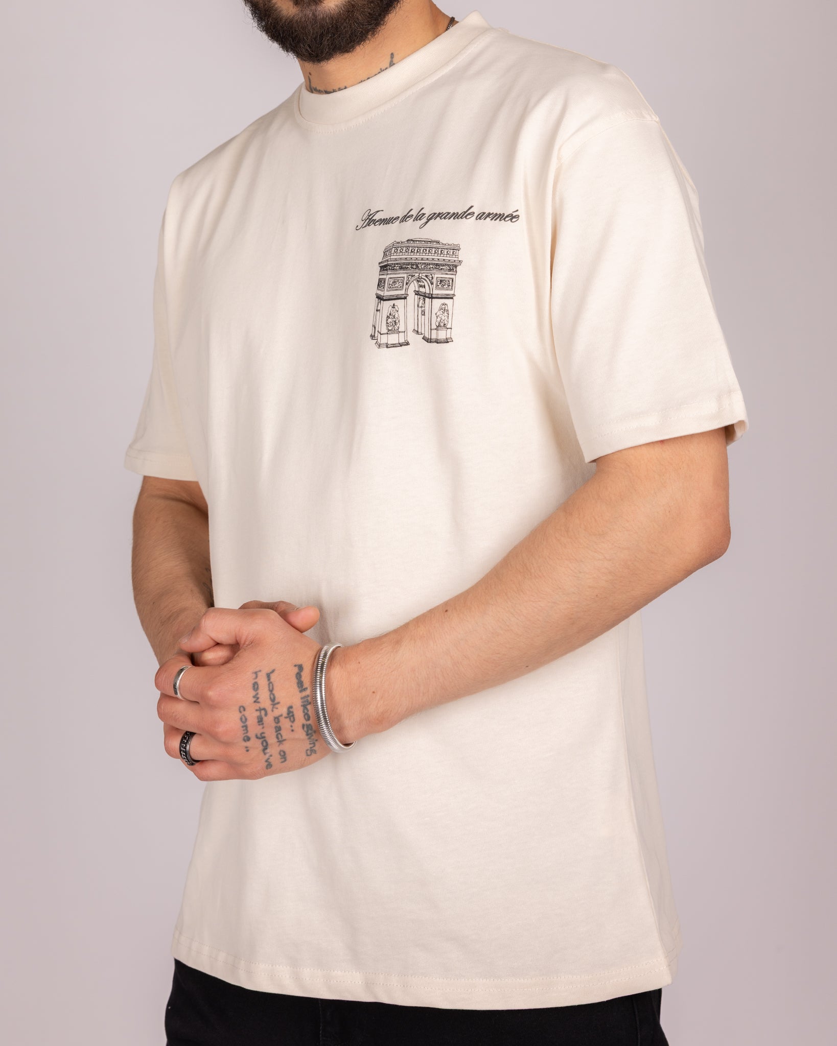 Arc de Triomphe Back Print Graphic T-Shirt