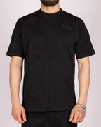 Oversized Embroidered Motifs T-Shirt