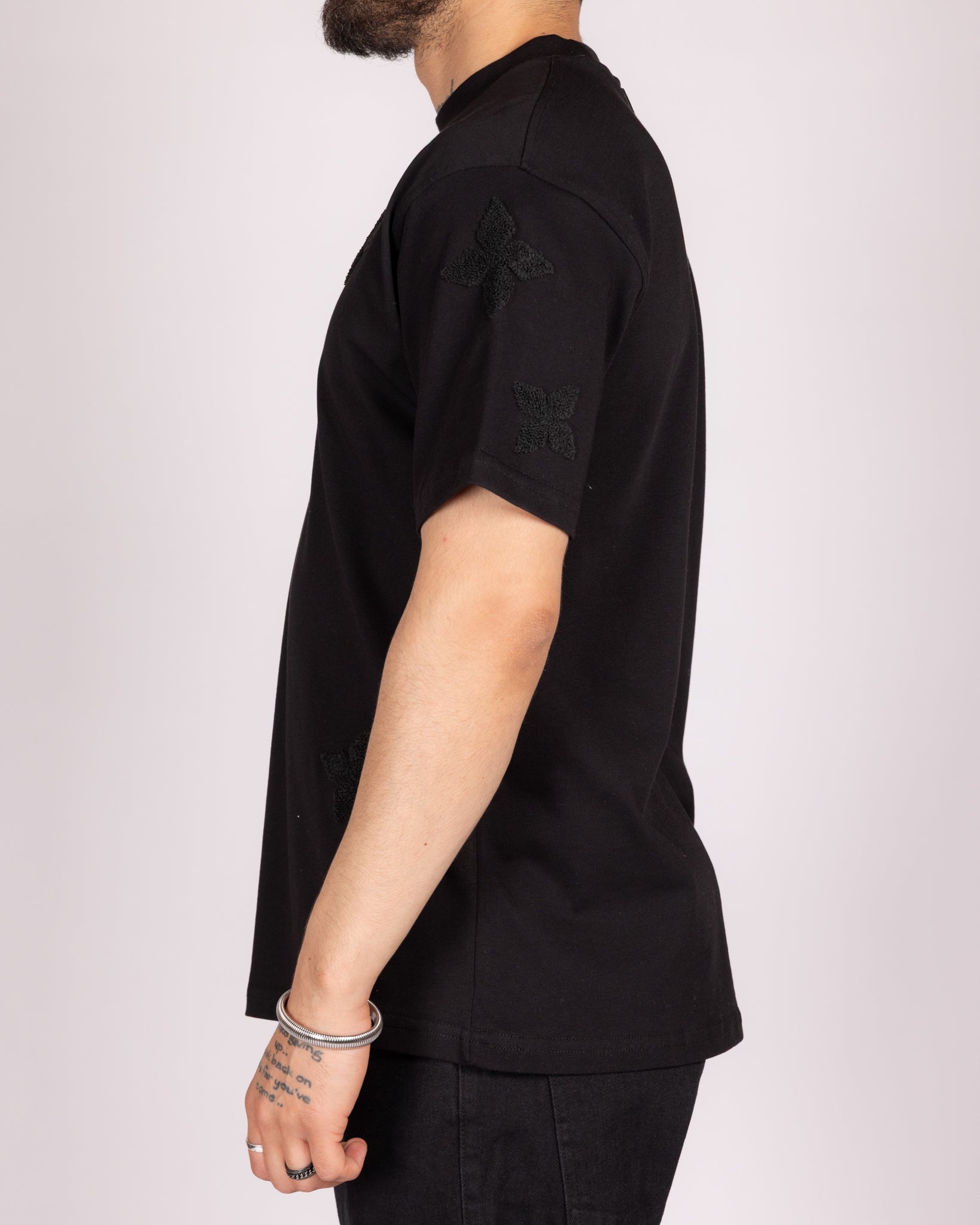 Oversized Embroidered Motifs T-Shirt