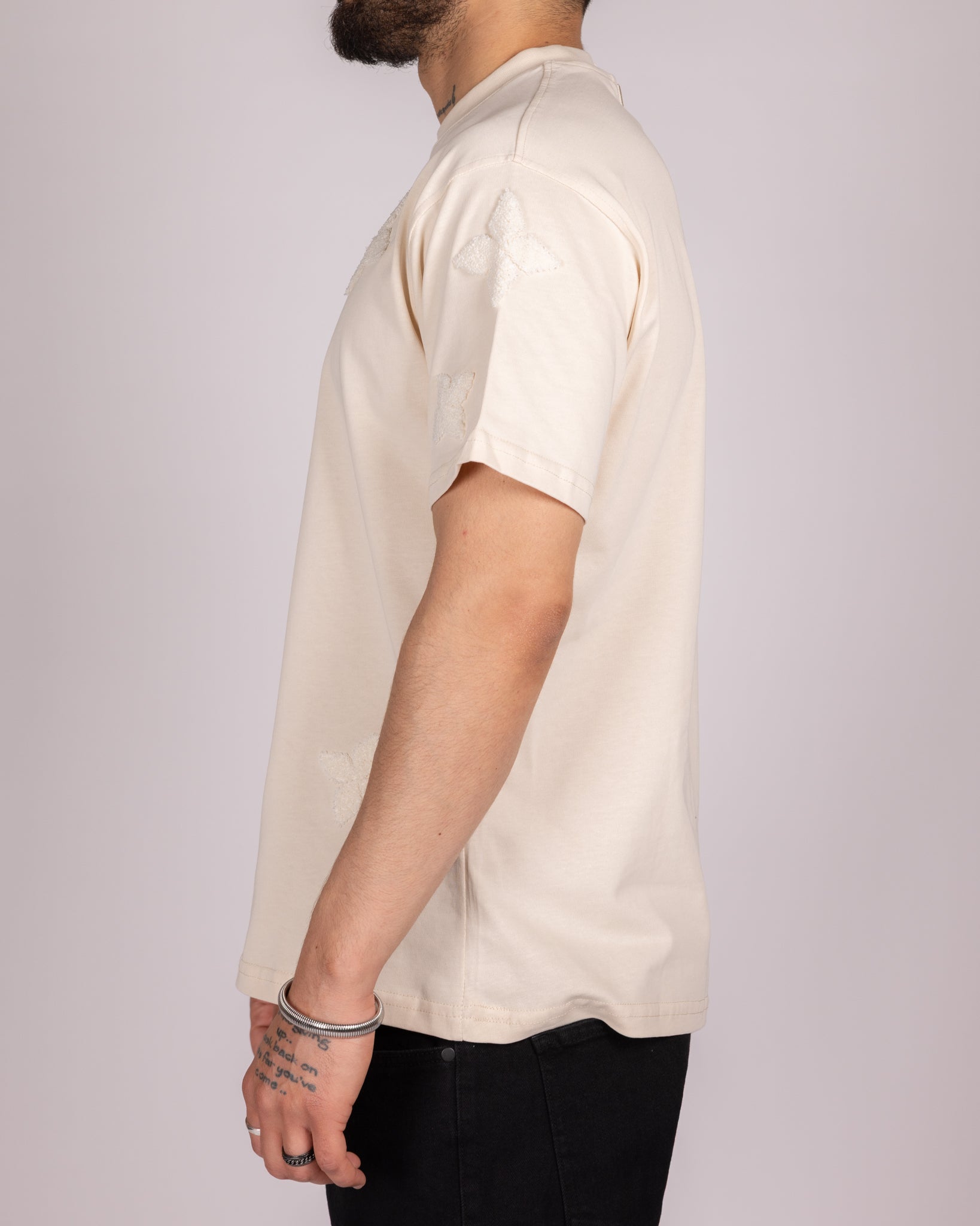 Oversized Embroidered Motifs T-Shirt