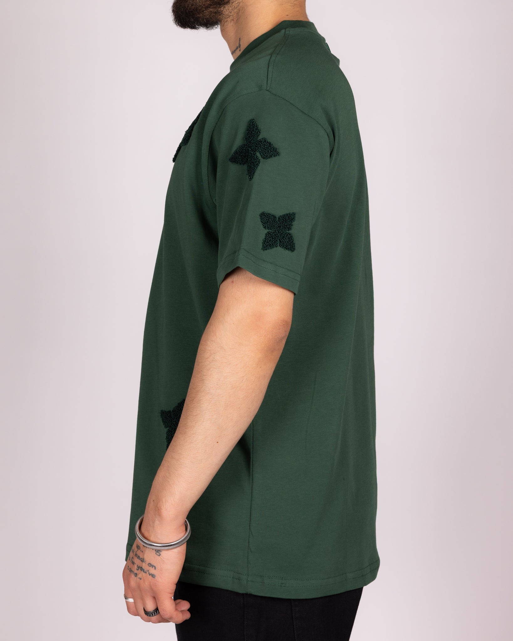 Oversized Embroidered Motifs T-Shirt