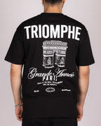 Arc de Triomphe Back Print Graphic T-Shirt
