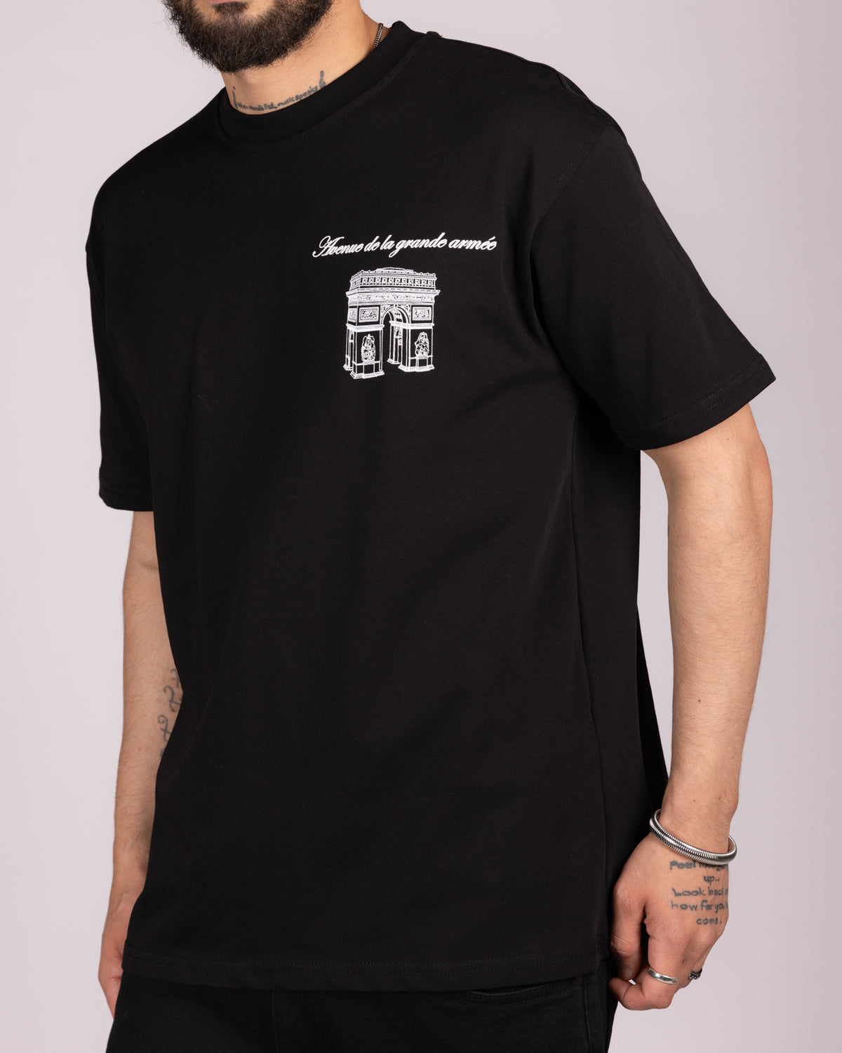 Arc de Triomphe Back Print Graphic T-Shirt