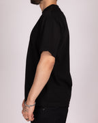 Relaxed Fit Raw Edge Crewneck T-Shirt