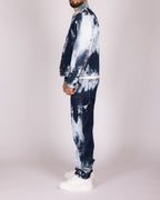 Bleach Washed Jacket and Jeans Denim Set
