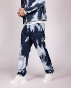 Bleach Washed Jacket and Jeans Denim Set