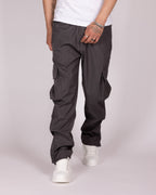 Relaxed Fit Cargo Pants with Zip Ankles