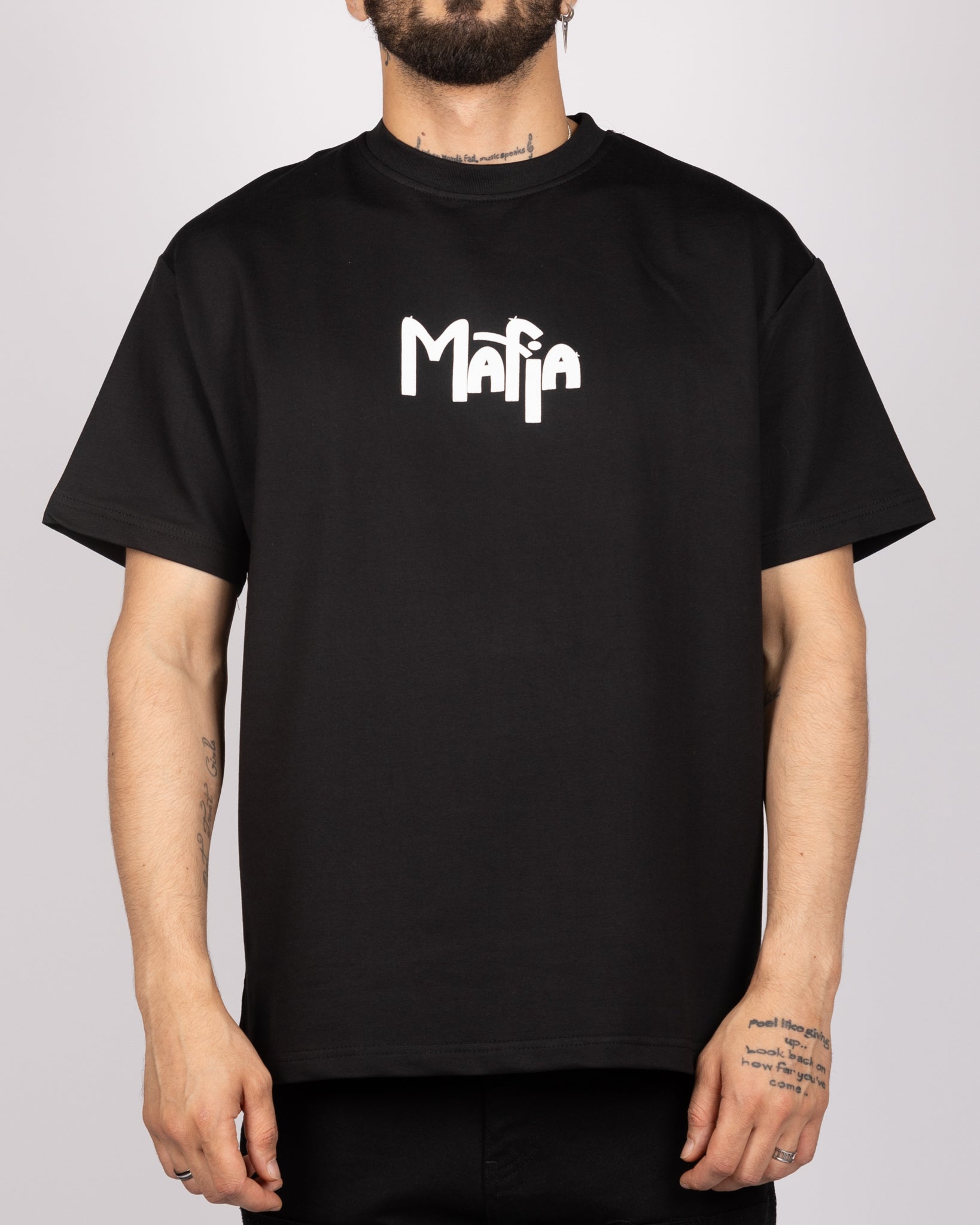 Mafia Print T-Shirt