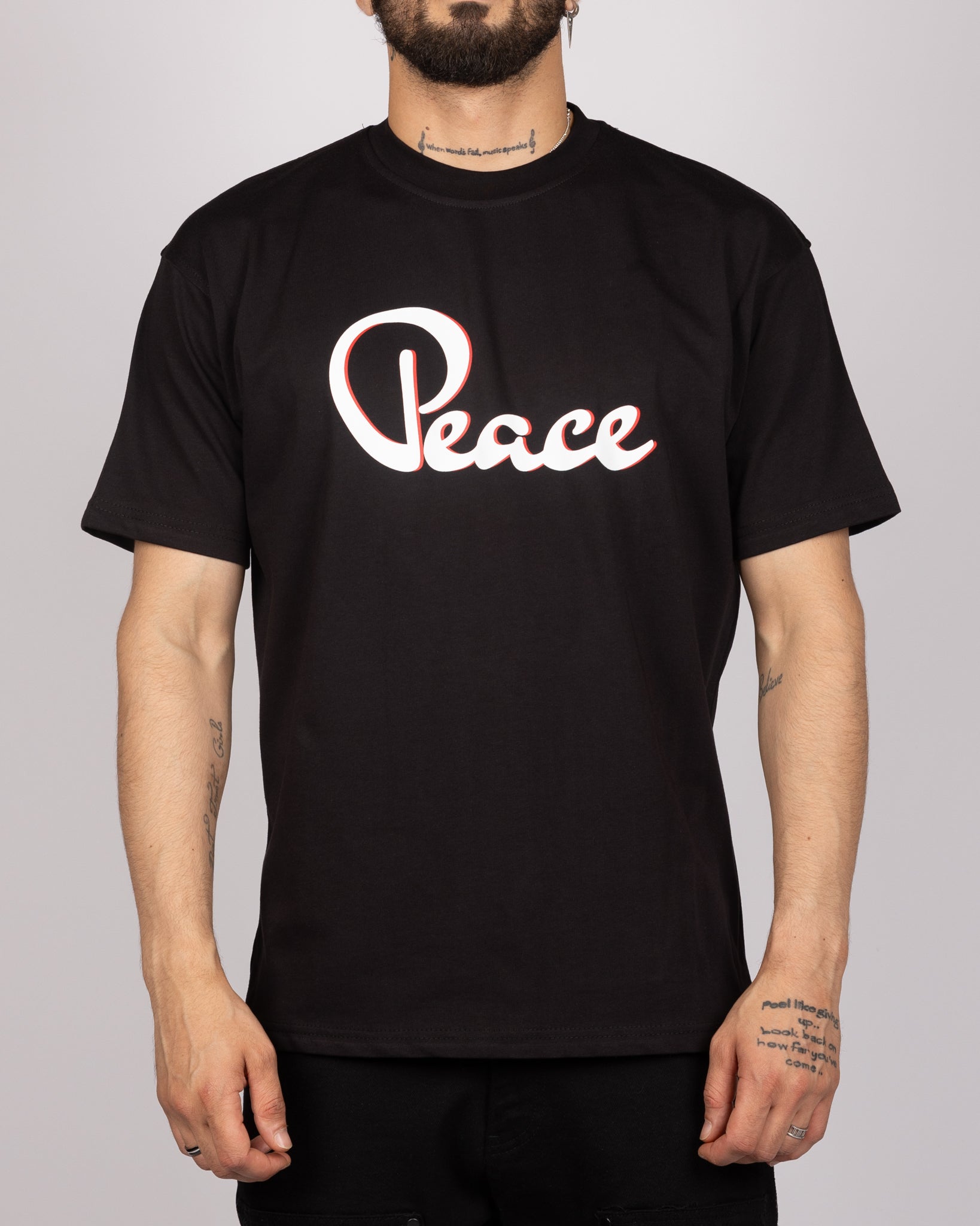 Peace Graphic Print T-Shirt