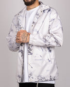 Sakura Hills Inspired Coach Jacket White