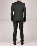 Caridi - Olive Slim Fit Double Breasted Blazer