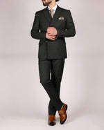 Caridi - Olive Slim Fit Double Breasted Blazer