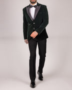 Rosa - Forest Green Slim Fit Blazer