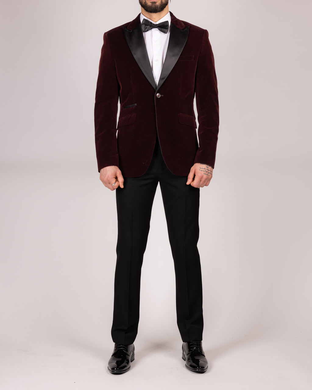Rosa - Wine Slim Fit Blazer