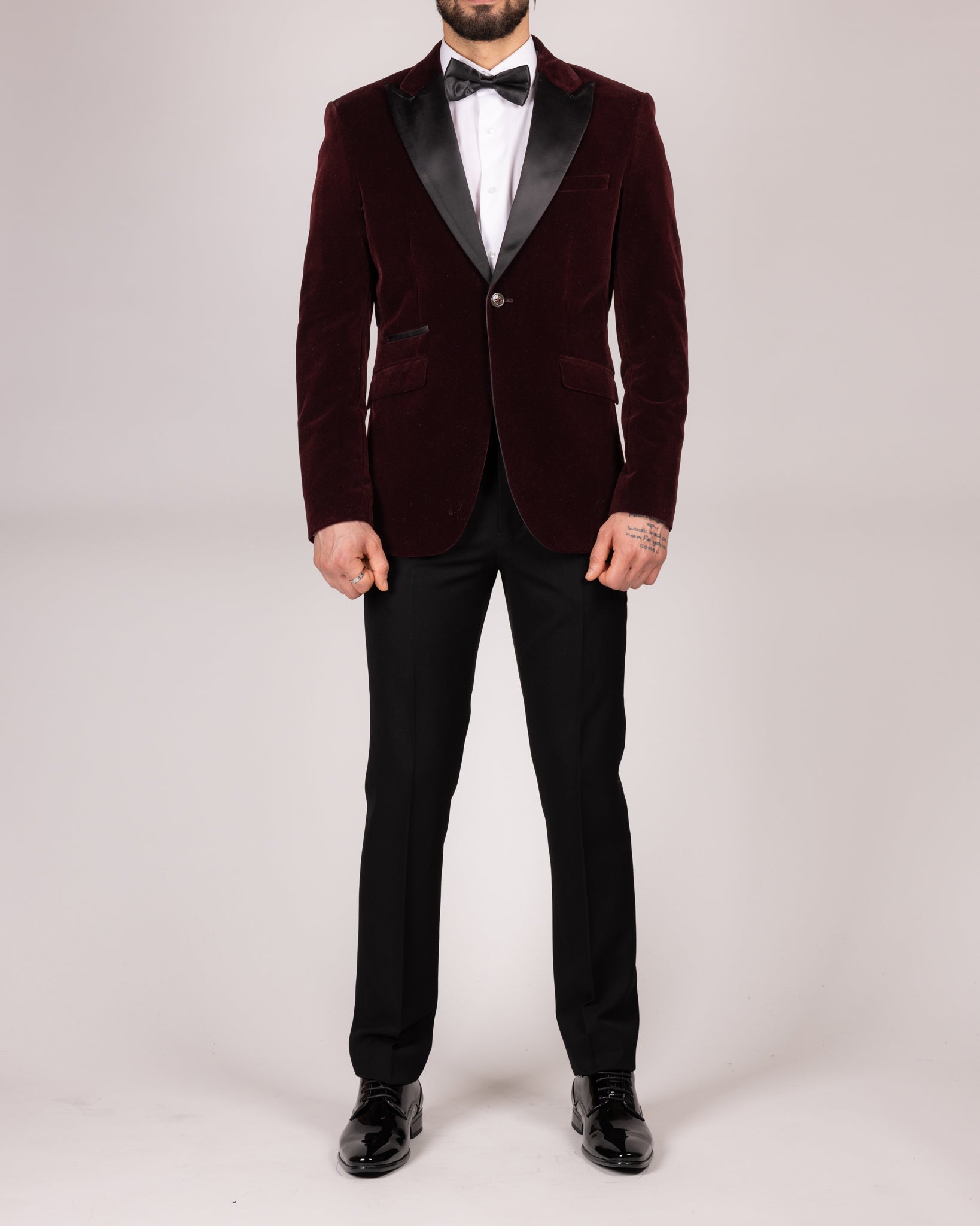 Rosa - Wine Slim Fit Blazer