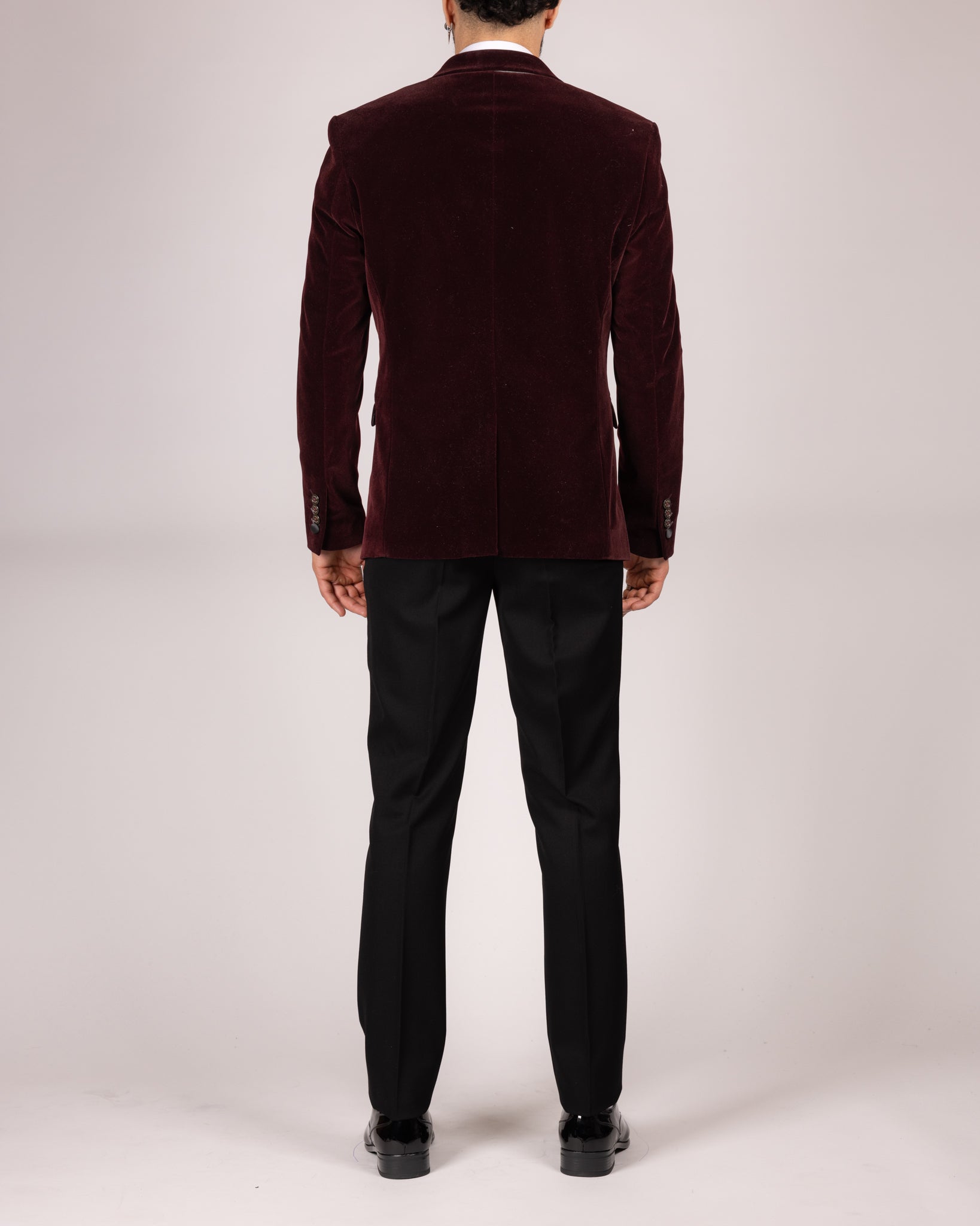 Rosa - Wine Slim Fit Blazer