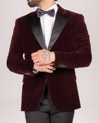 Rosa - Wine Slim Fit Blazer